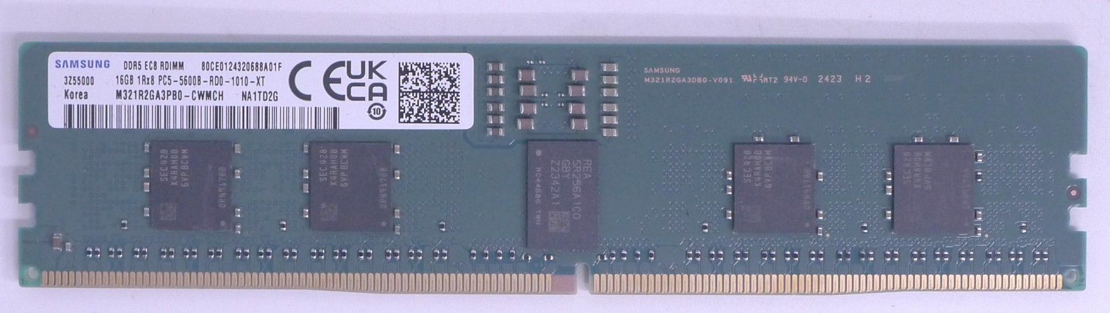 M321R2GA3PB0-CWM Samsung 16GB PC5-44800 DDR5-5600MHz ECC RDIMM 1Rx8 Memory