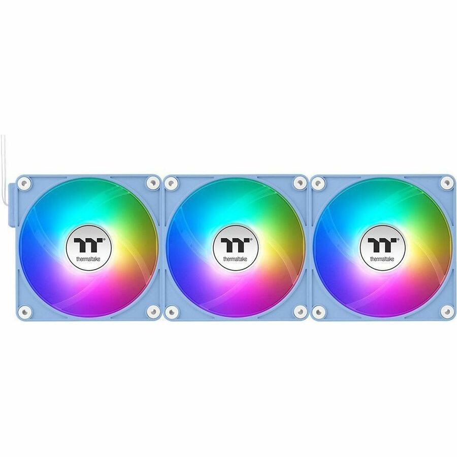 Thermaltake CT120 EX Reverse ARGB Sync PC Cooling Fan Hydrangea Blue, 3 Pack