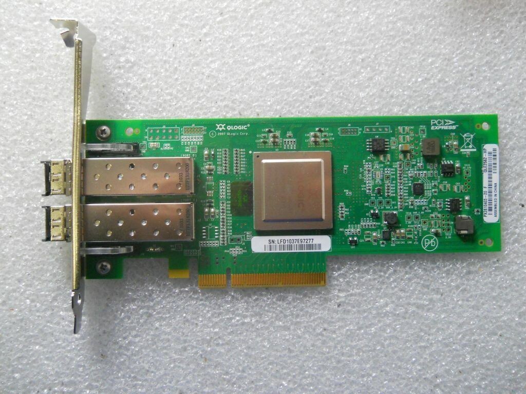 HP 584777-001 82Q 8GB Dual Port HBA Card 489191-001 AJ764-63002 HIGH 2x SFP