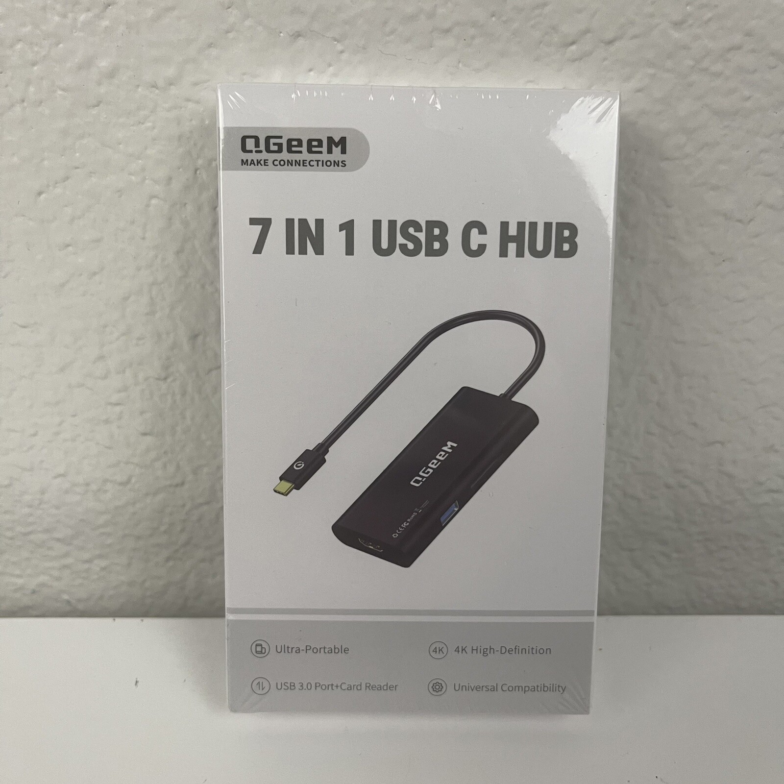 QGeeM 7-in-1 USB Type C Hub to HDMI Adapter