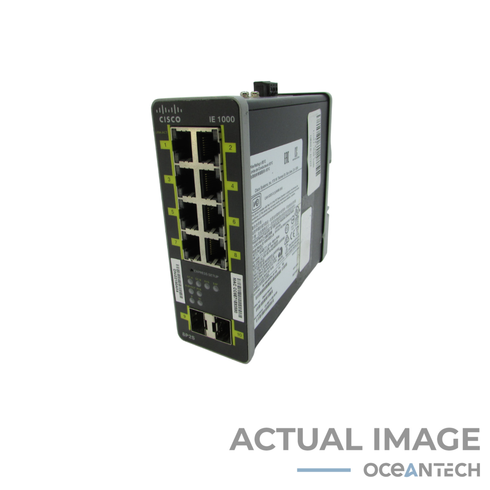 IE-1000-8P2S-LM Cisco Industrial Ethernet Managed Switch