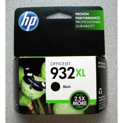 HP 932XL High Yield Black Ink Cartridge CN053AN Ink for HP Printers Open Box