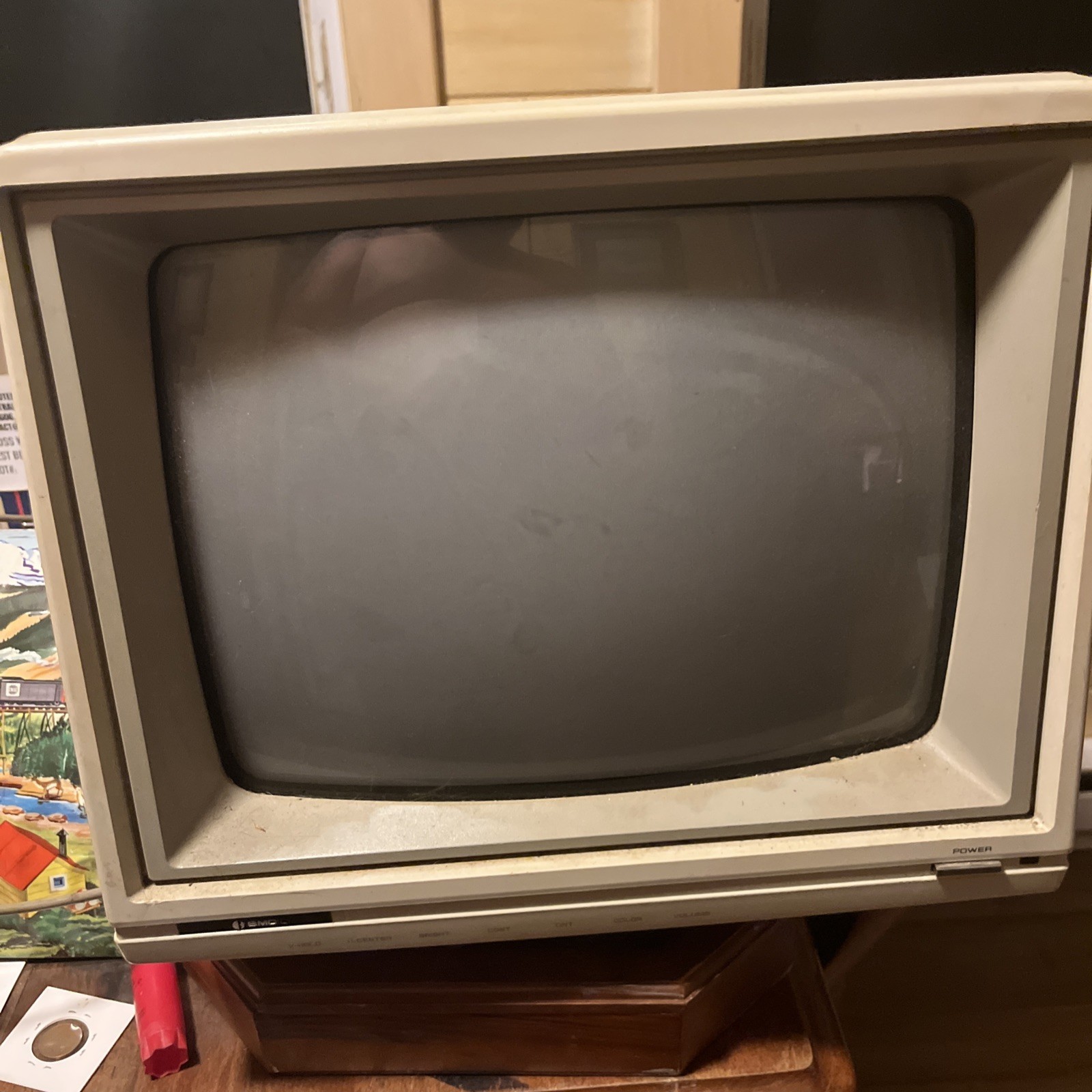 BMC BM-AU9191U Color Data Display 13" AV Monitor CRT for Commodore 64 Vtg 1980s