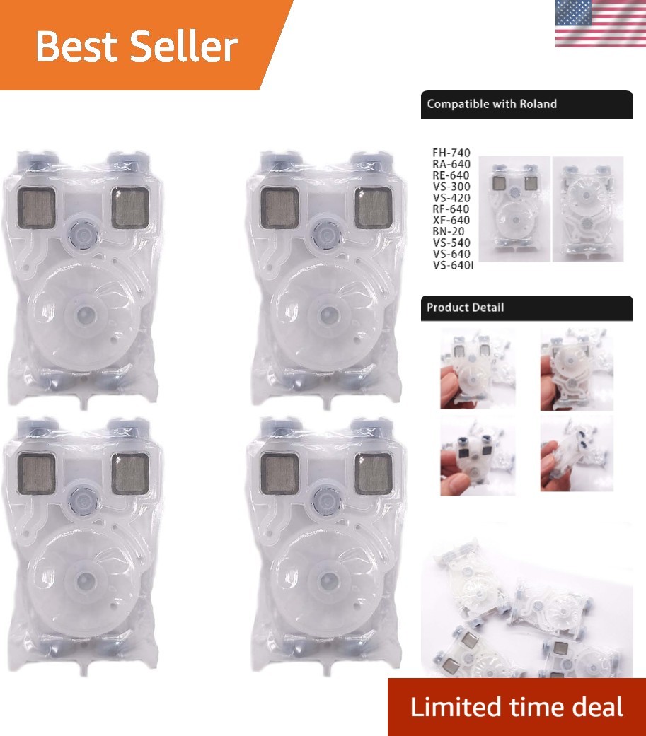 Ink Damper Replacement Set for Roland VS-640 / FH-740 - 4PCS Reliable Solution