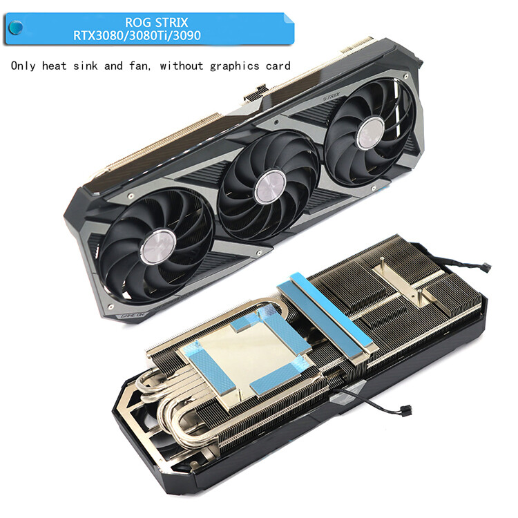 For ASUS ROG STRIX RTX3080 RTX3080Ti RTX3090 Graphics Card Cooler with Fan
