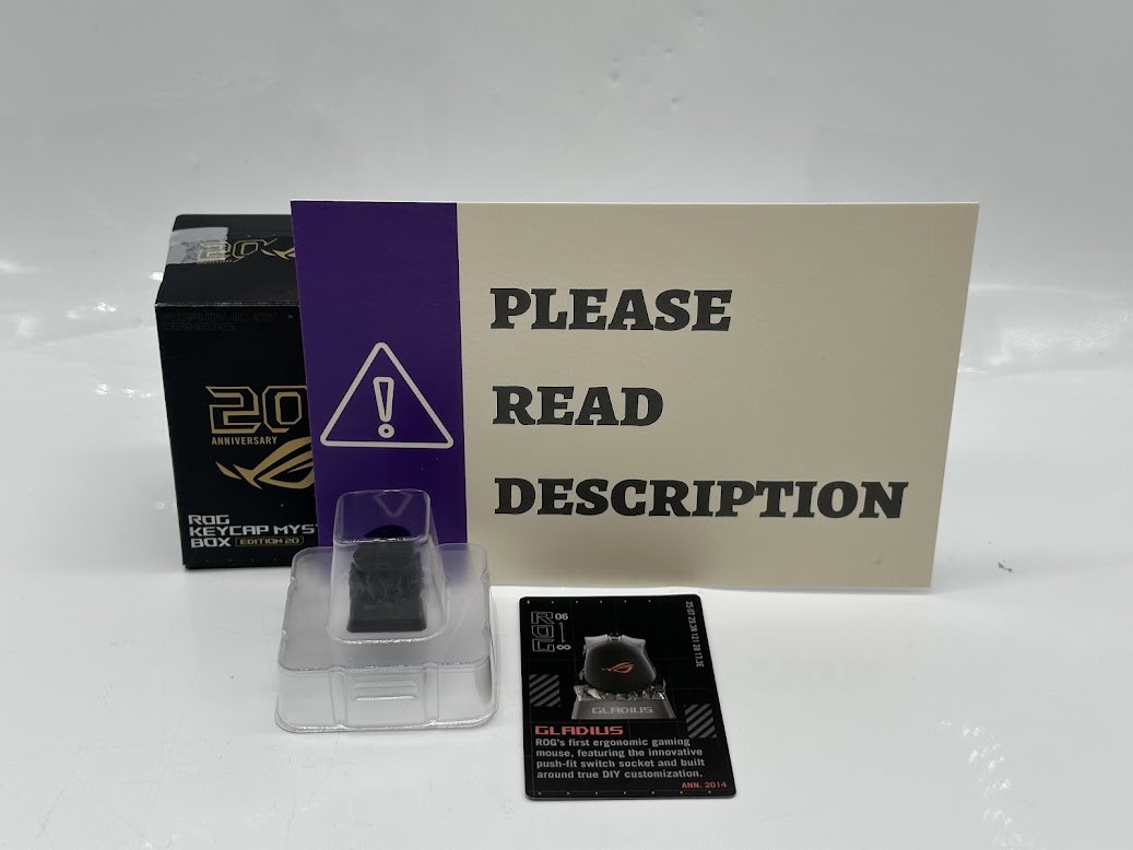ASUS ROG 20th Edition Keycap Mystery Box ROG Gladius