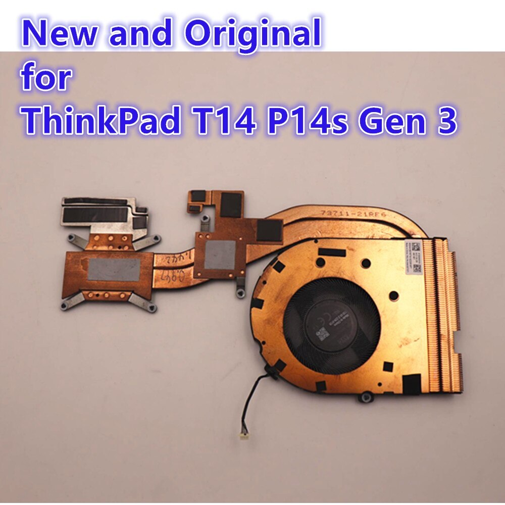 New/Orig CPU Heatsink Cooler Fan for Lenovo ThinkPad T14 P14S Gen 3 SWG Laptop