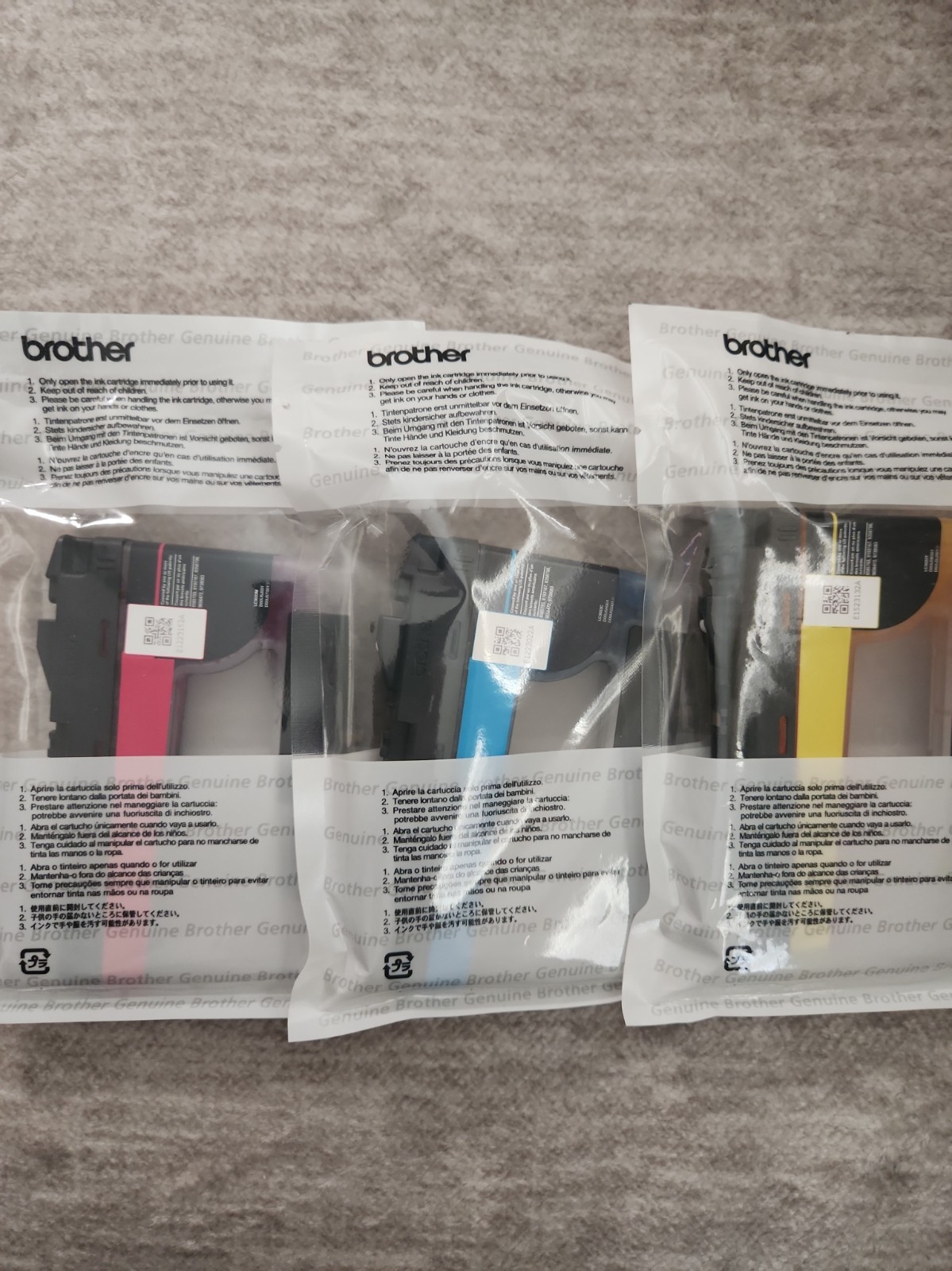 Brother LC30333PKS XXL INKvestment Tank 3 Pack Color Ink EXP 05/2026 Open Box