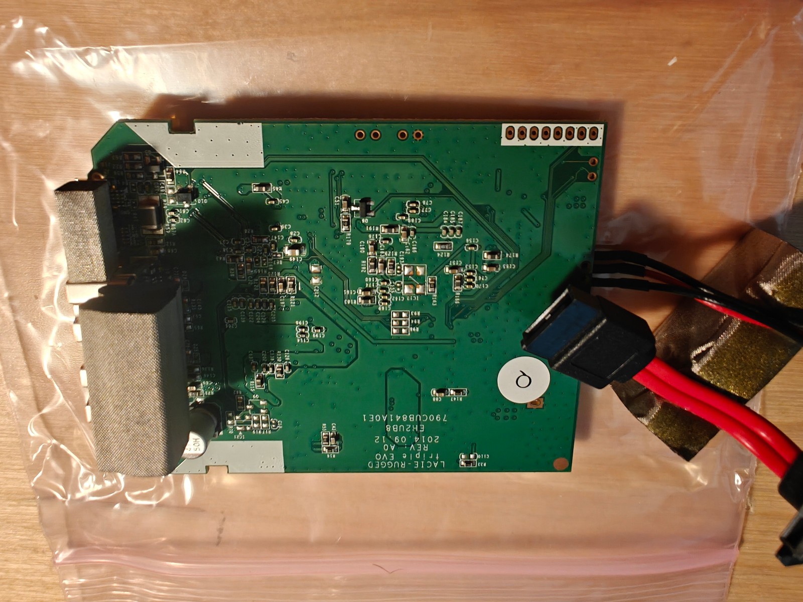 LaCie Rugged Triple EVO  2014.09.12 EH2UB8 790CUB841A0E1 PCB BOARD TESTED 2TB