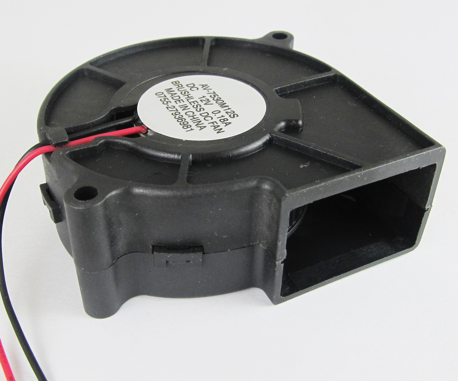20pcs Brushless DC Cooling Blower Fan 75mm 7530 75x75x30mm 5V 12V 24V 2pin/2wire