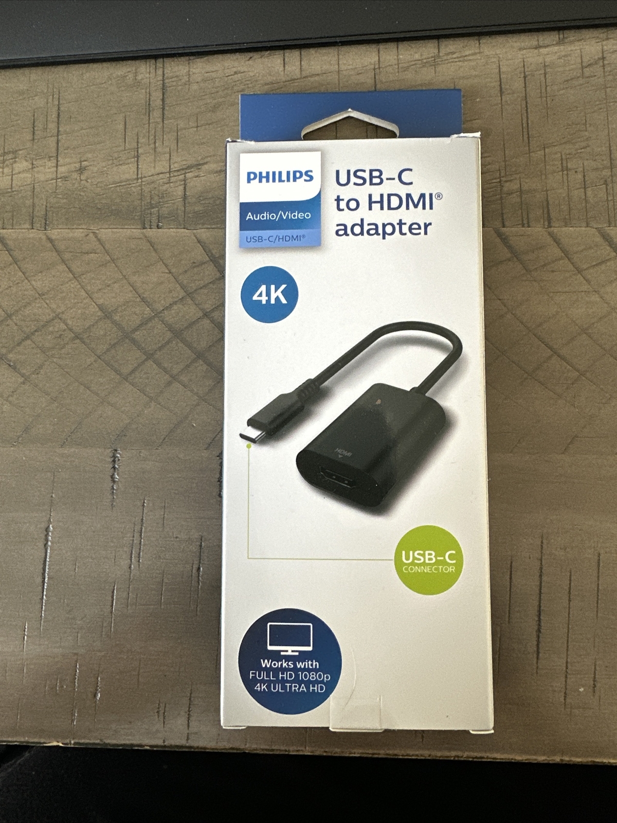 Philips USB-C to HDMI Adapter - Black - Open Package