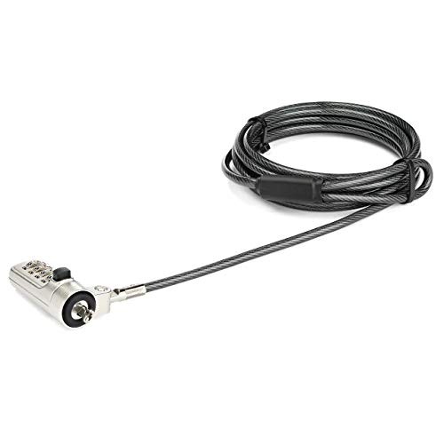 StarTech LTLOCKNBL 6.5ft Laptop Cable Lock 4-Digit Combo Steel