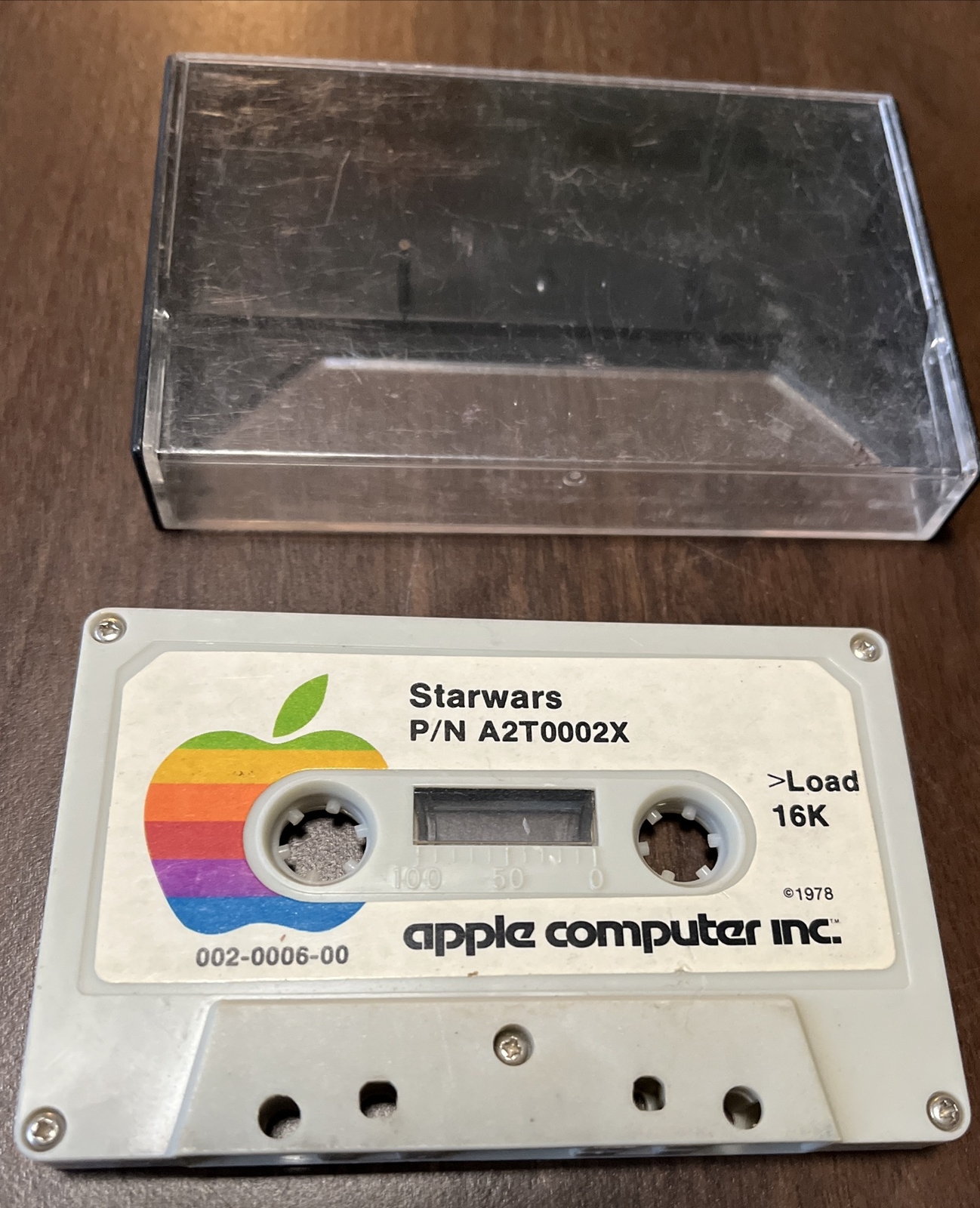 Apple Computer Inc Cassette Star Wars / Star Trek A2T0002X 1978 600-2013-00