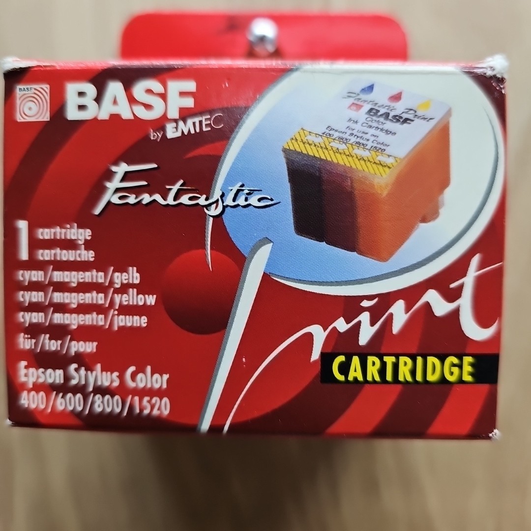 BASF By Emtec Fantastic INK CARTRIDGE Epson Stylus Color 400/600/800/1520 New 