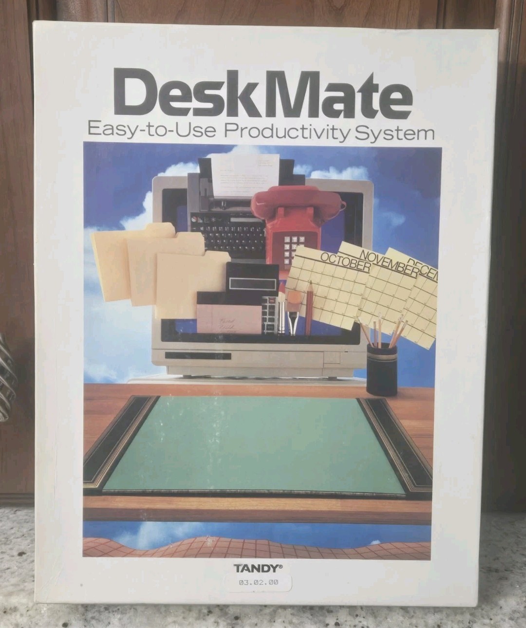 COMPLETE VTG 1988 Tandy DeskMate Productivity System Software Cat. No. 25-1250