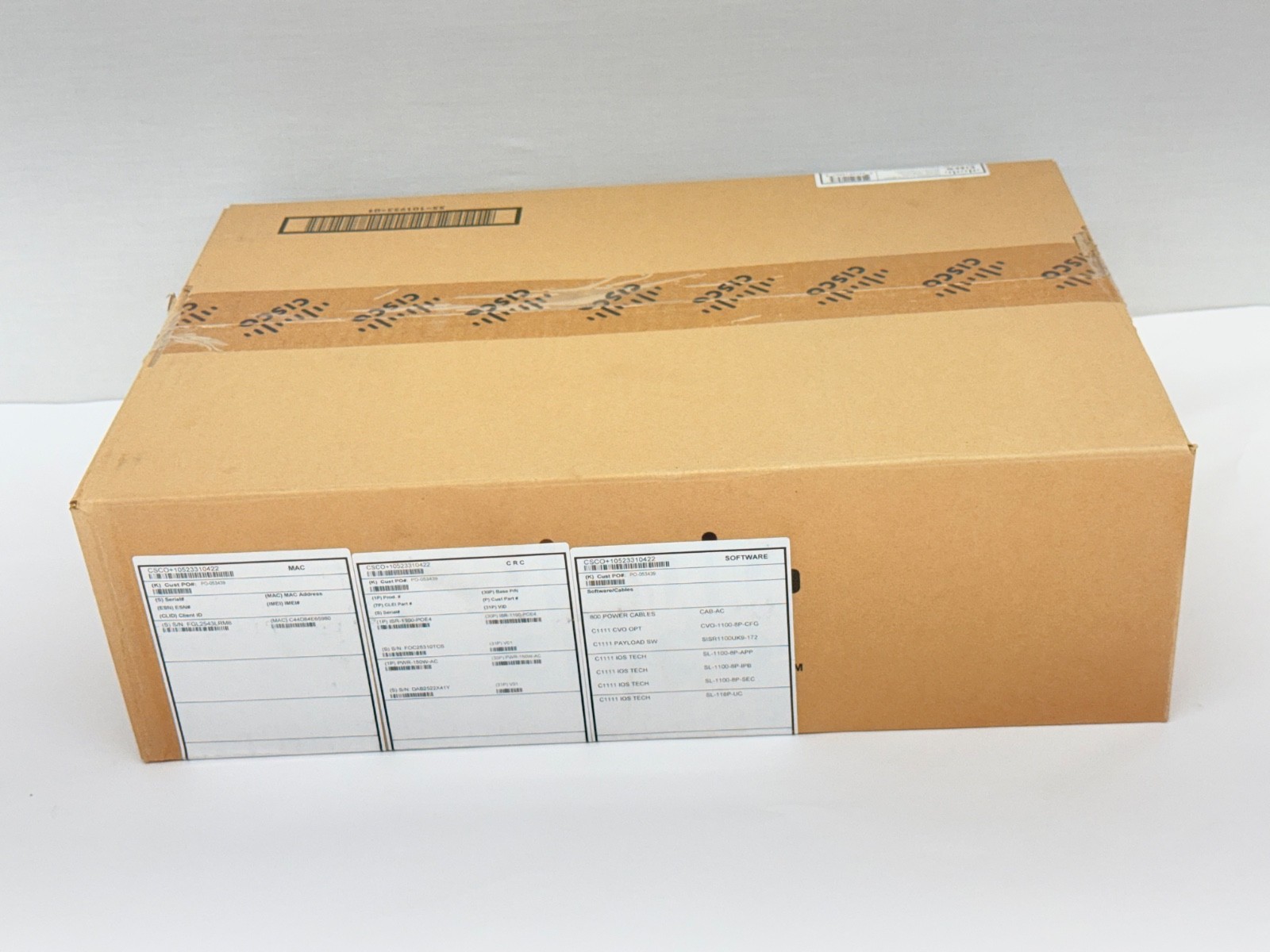 Cisco ISR C1111X-8P ISR 1100 8 Ports Gigabit Ethernet Integrated Services Router