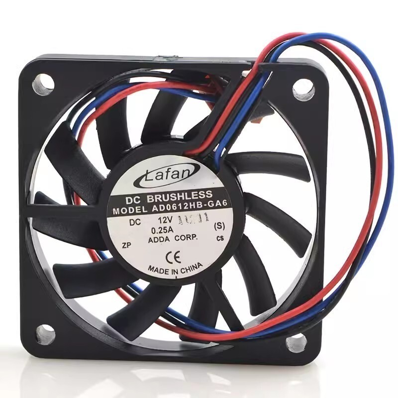 1PCS AD0612HB-GA6 6010 DC12V 0.25A 6CM Cooling Fan