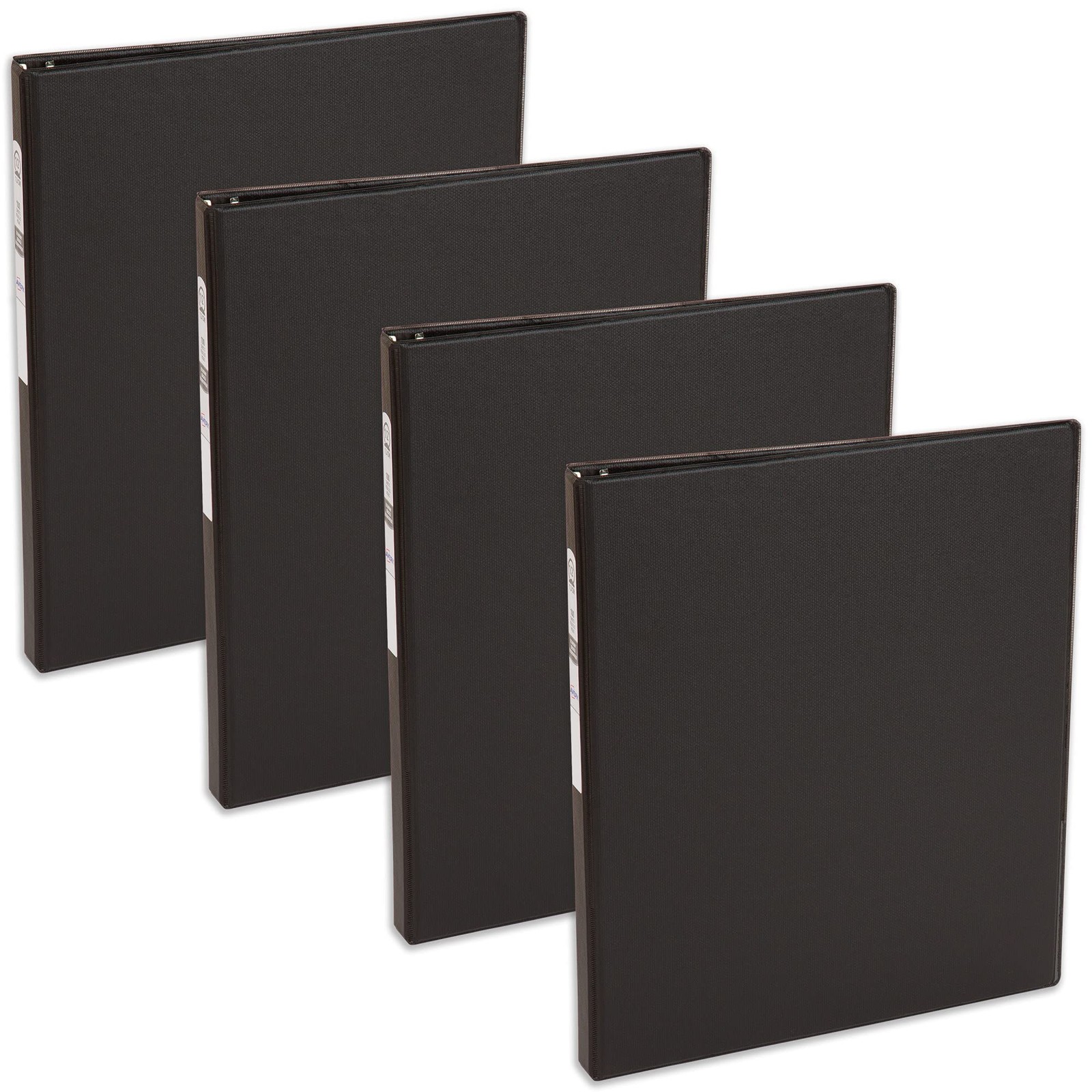 3 Ring Binder 1/2 Inch Round Rings Black Avery 03201 Economy Binders