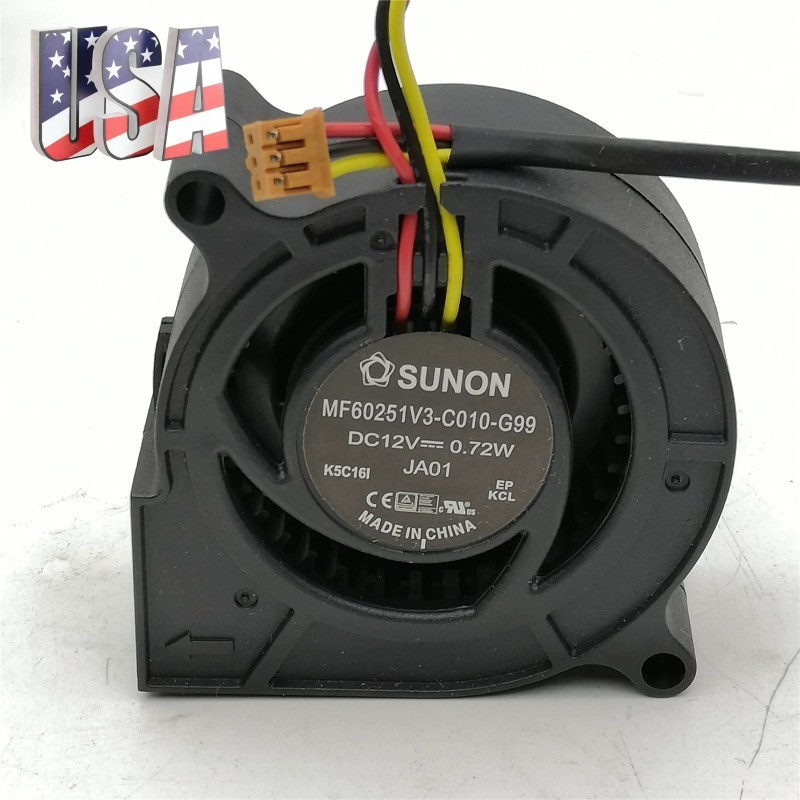 1PCS NEW SUNON MF60251V3-C010-G99 6cm 6025 12V 0.94W 3-pin projector cooling fan
