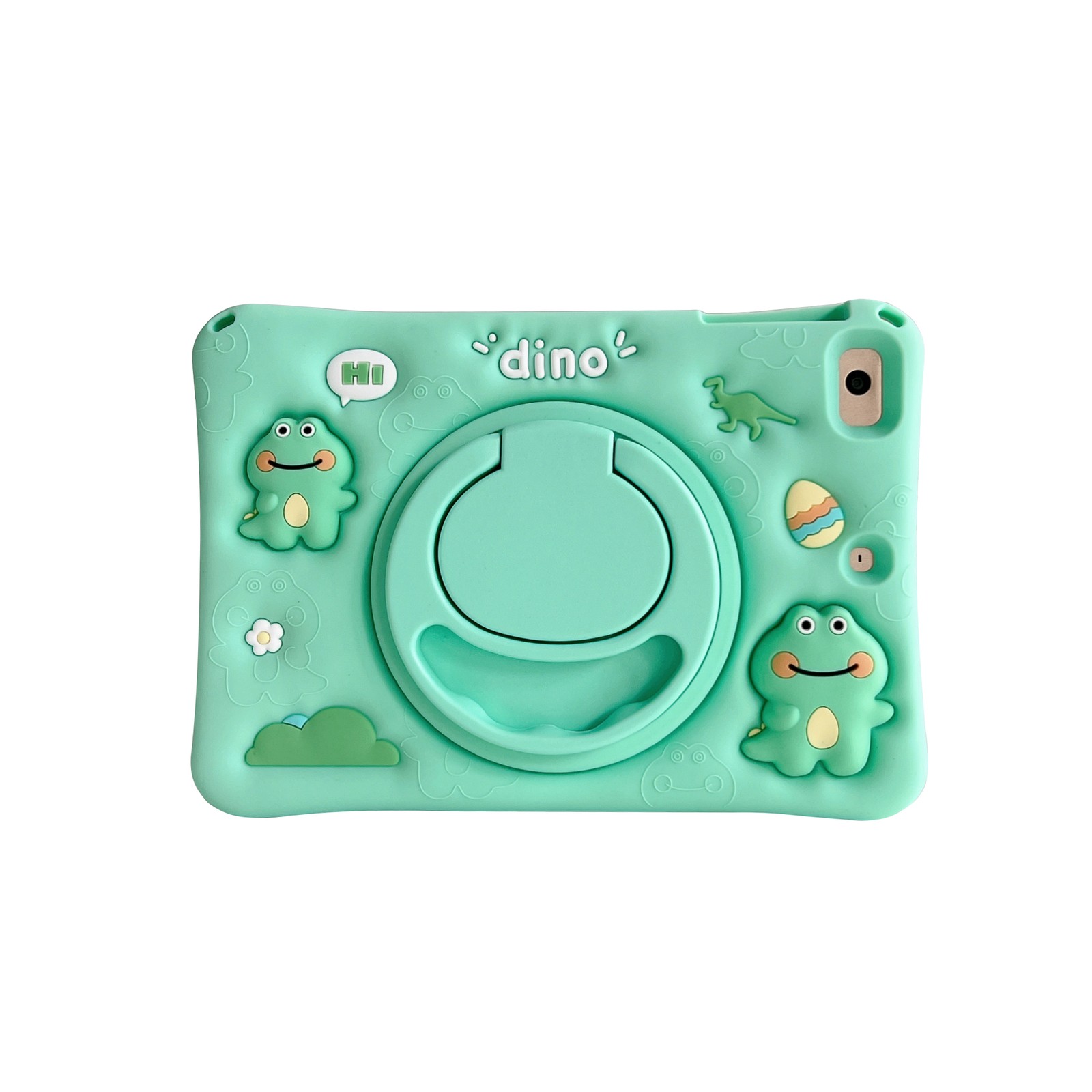 Kids Cute Dinosaur Case Cover for iPad 9.7“/10.2”/A16/Mini/Air/Pro with Strap