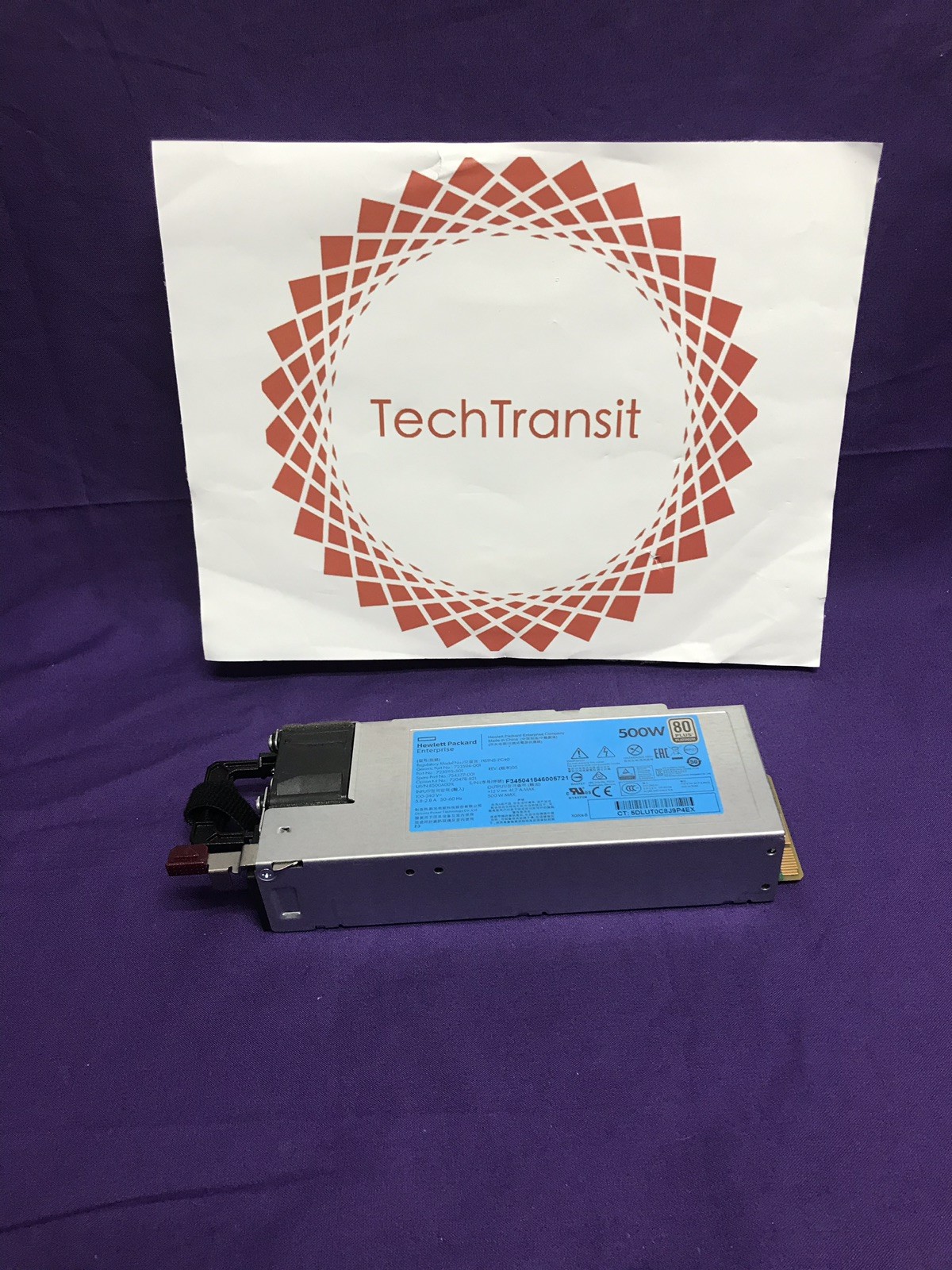 HP HSTNS-PC40 723595-501 500W FLEX SLOT PLATINUM HOT PLUG PSU G9 723594-001