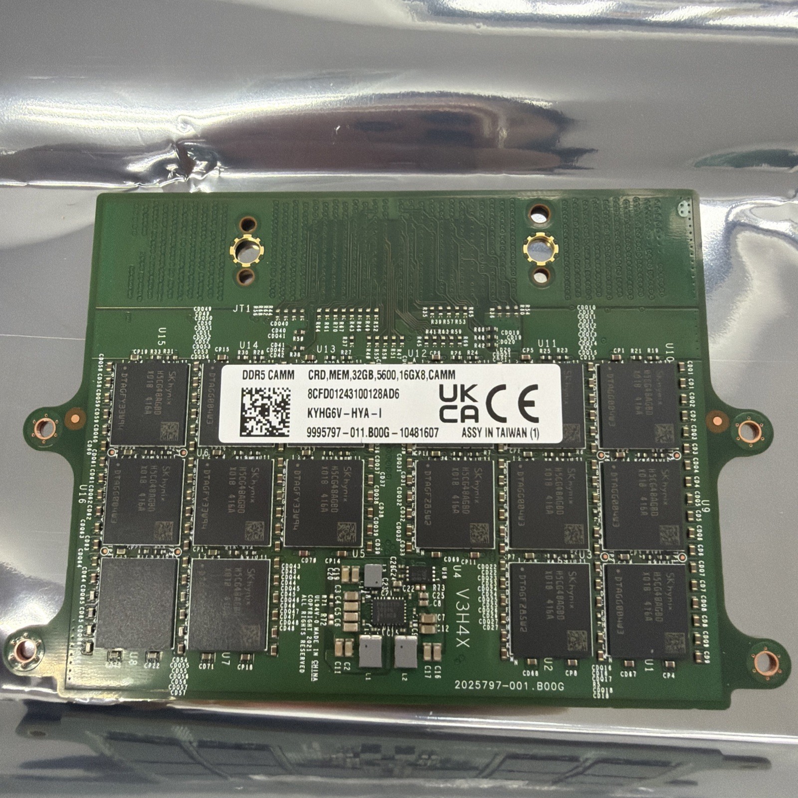 Dell 32GB DDR5 5600 CAMM KYHG6V Precision 7670 7680 7770 7780 16Gx8 Memory 💯