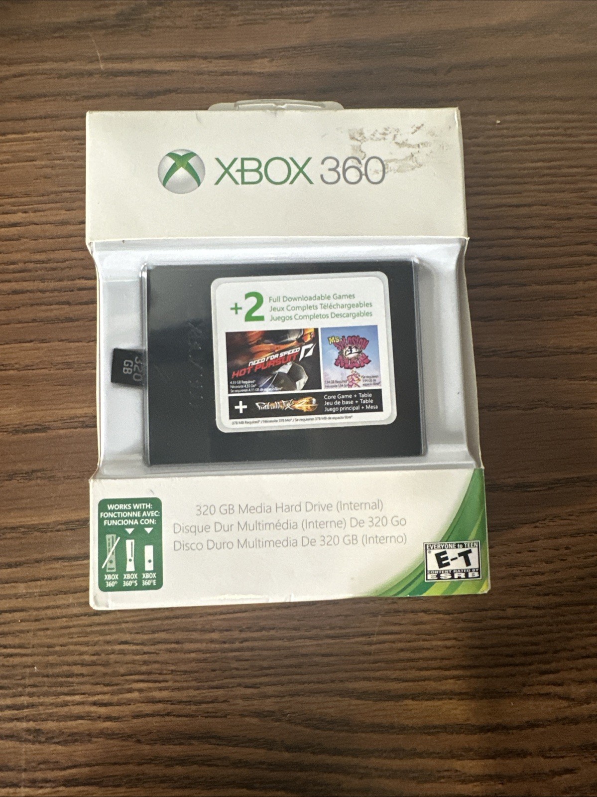 Genuine Microsoft 320GB Internal Hard Drive HDD For Xbox 360 S or E - Sealed Box