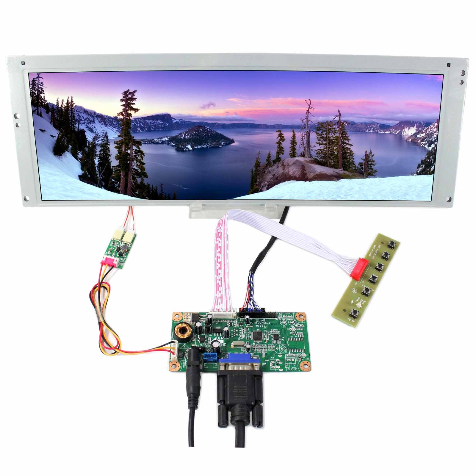 VGA LCD Controller Board With 14.9" LTA149B780F 1280X390 LCD Screen