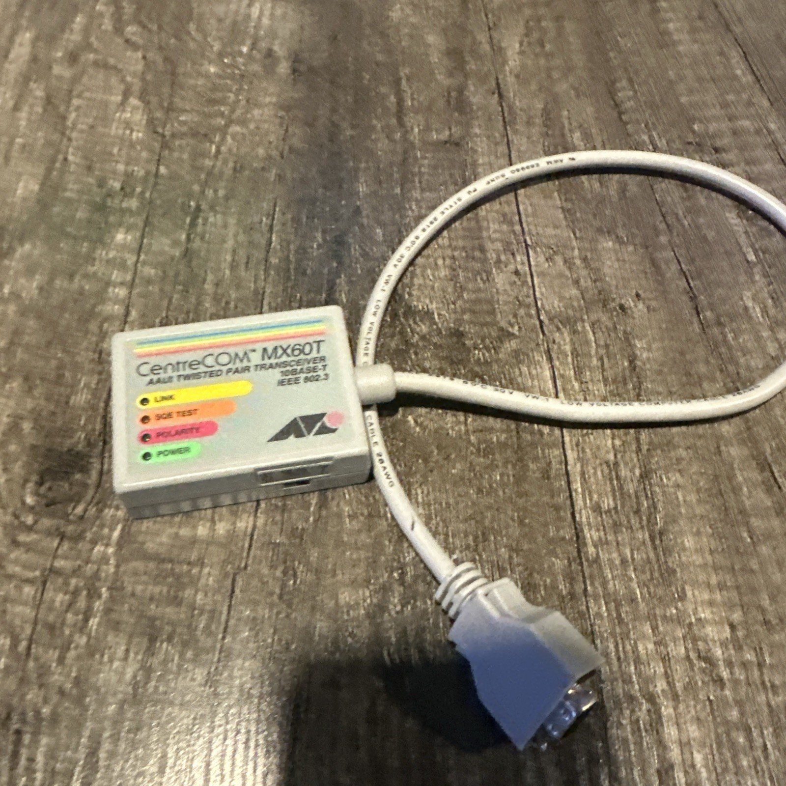 Allied Telesyn AT-MX60T CentreCOM MX70 AAUI Coaxial Micro Transceiver