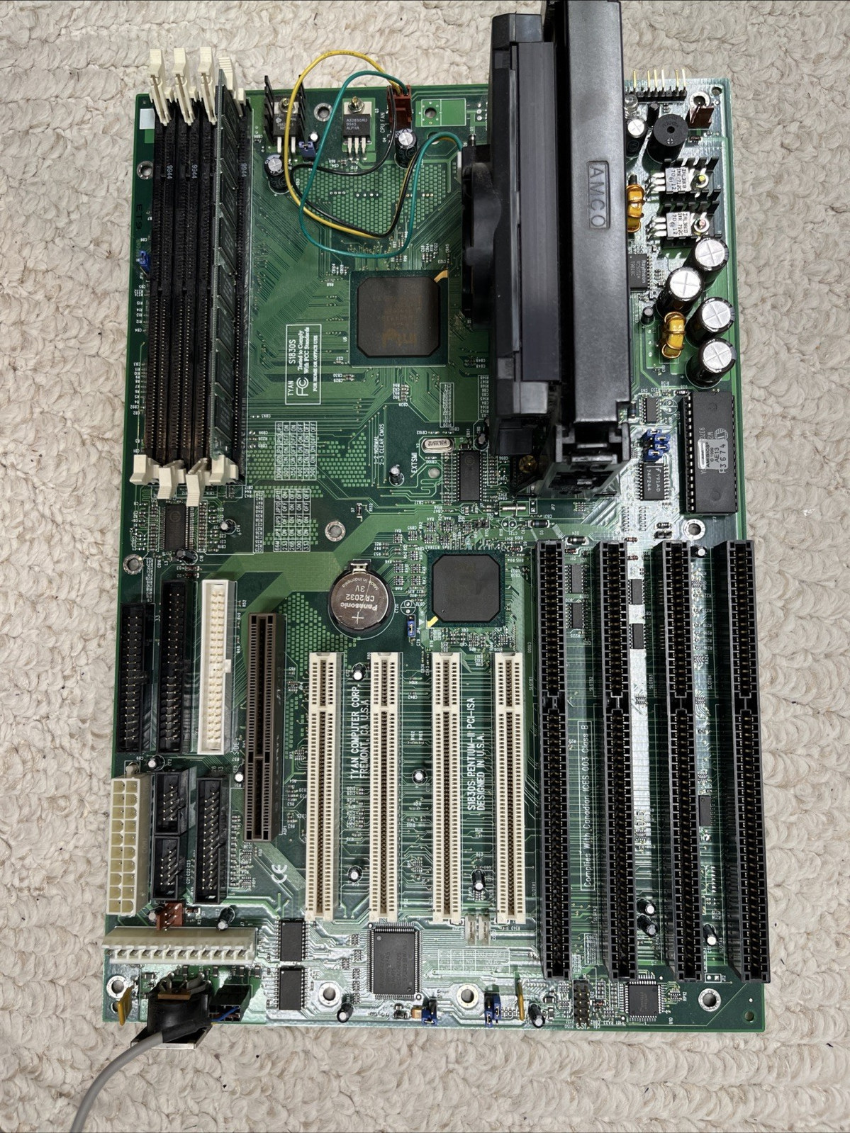 Tyan S1830S Tsunami Slot 1 Baby AT Motherboard