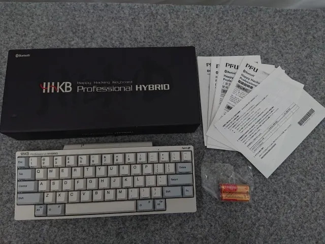 PFU HHKB Professional HYBRID Type-S White Topre Wireless Keyboard PD-KB800WS JP
