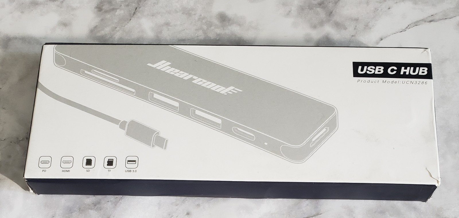  Hiearcool USB C Hub Model UCN3286 Open Box