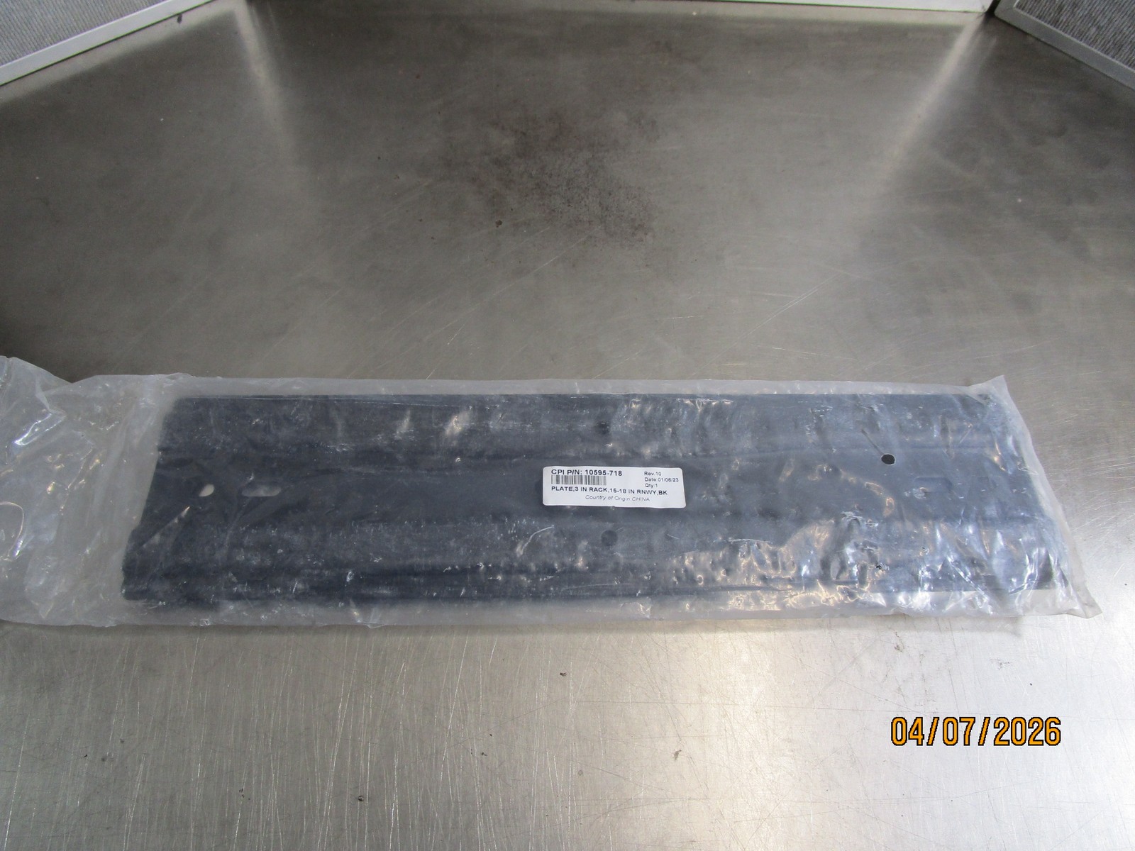 CPI Mounting Plate Rack-to-Runway 3" Channel 15-18" 10595-718