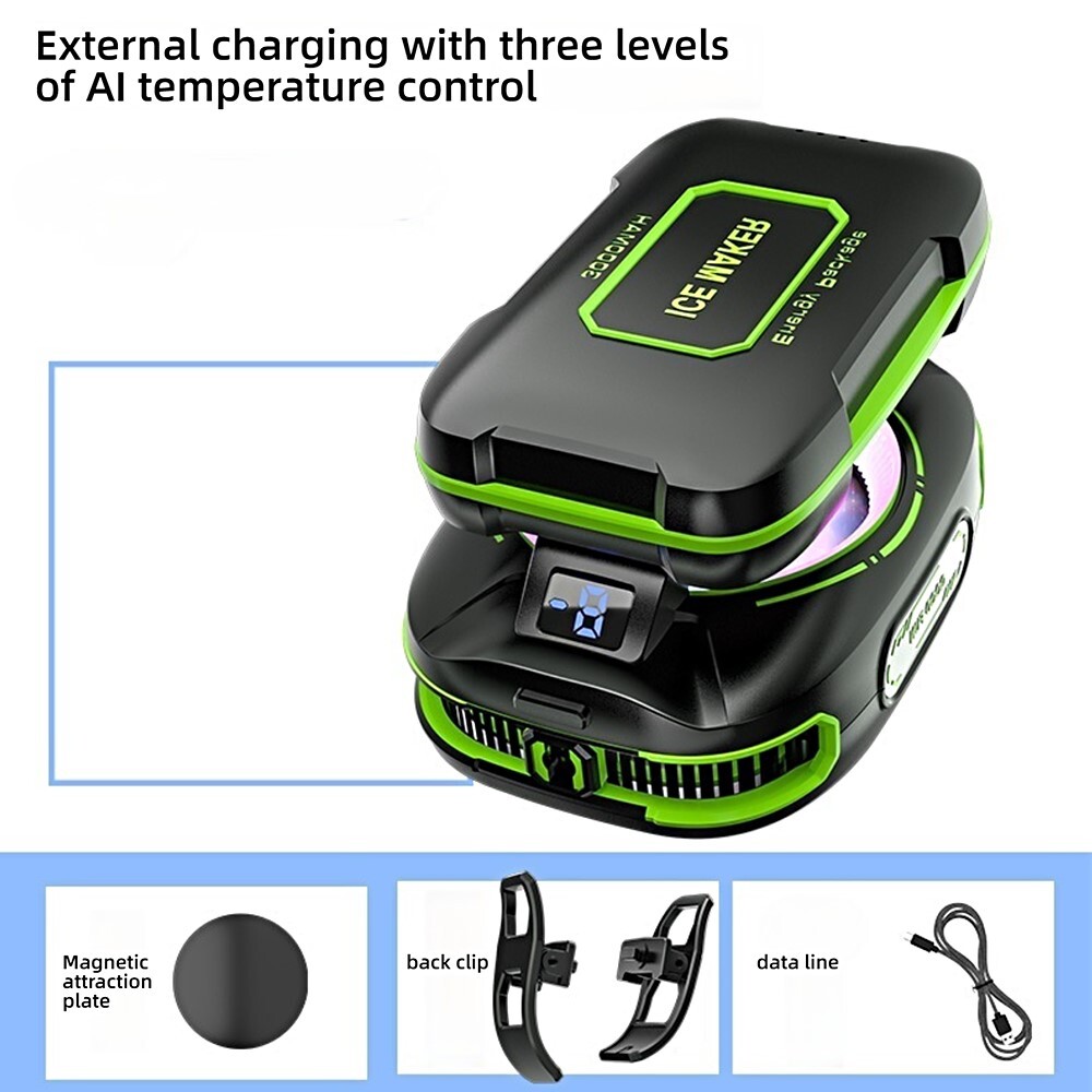 Multi-Functional Adaptable Quick-Install Freezable Magnetic Clip-On Phone Cooler