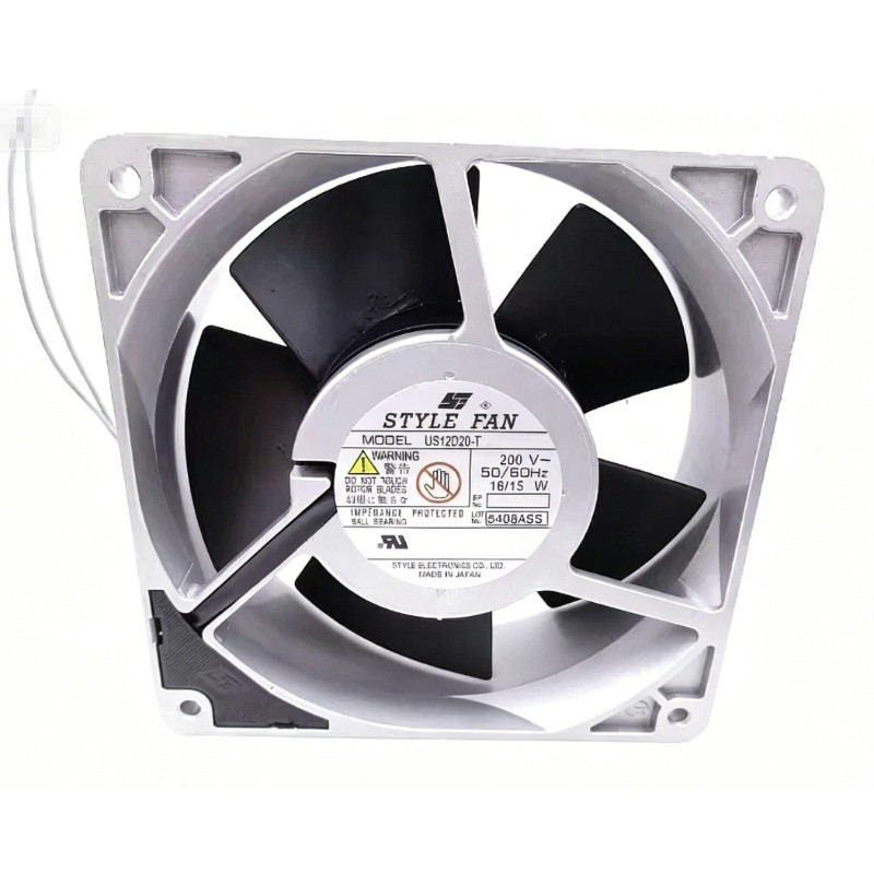 1PC STYLE FAN US12D20-T AC200V all metal high-temperature resistant fan
