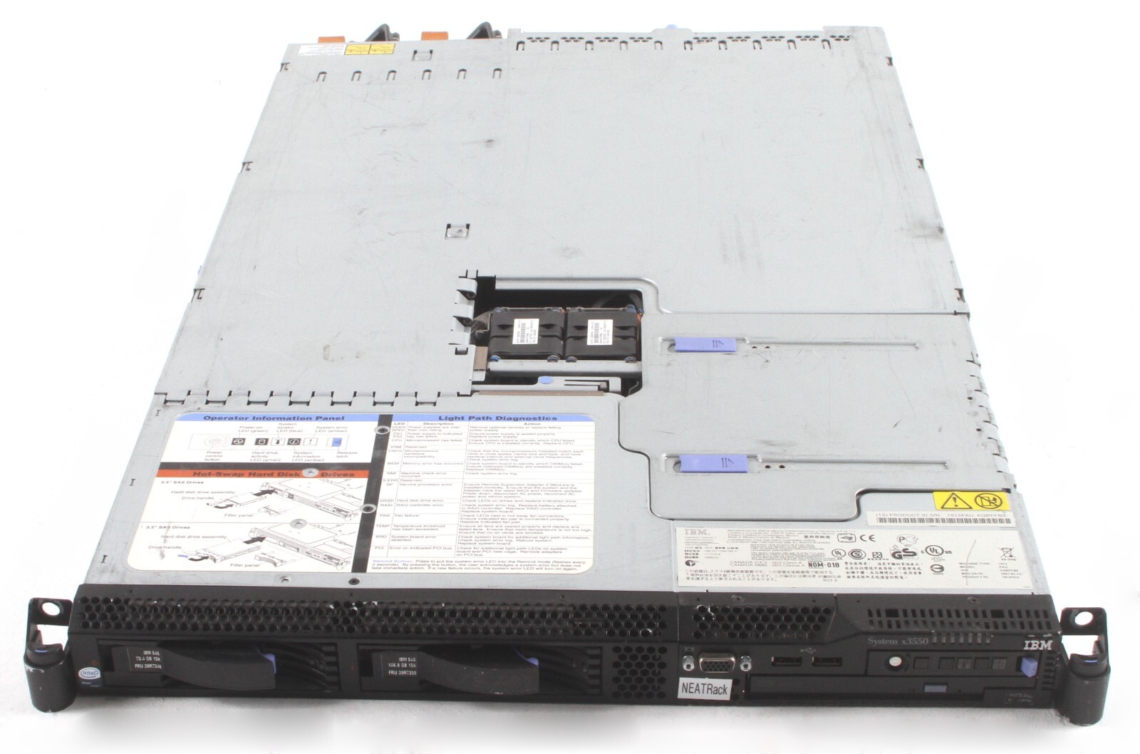 IBM System X3550 2.33GHz Intel Xeon E5345 16GB RAM Server; 6159014
