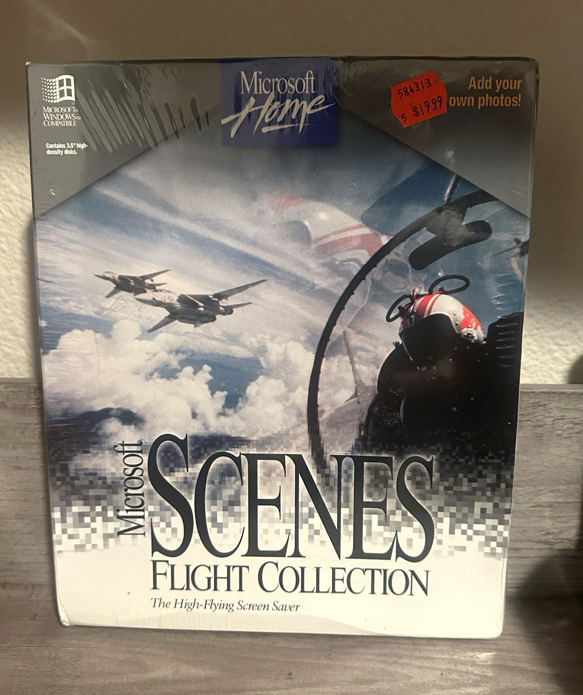 Microsoft Scenes Flight Collection PC Big Box 1994 - FACTORY SEALED NEW Floppy