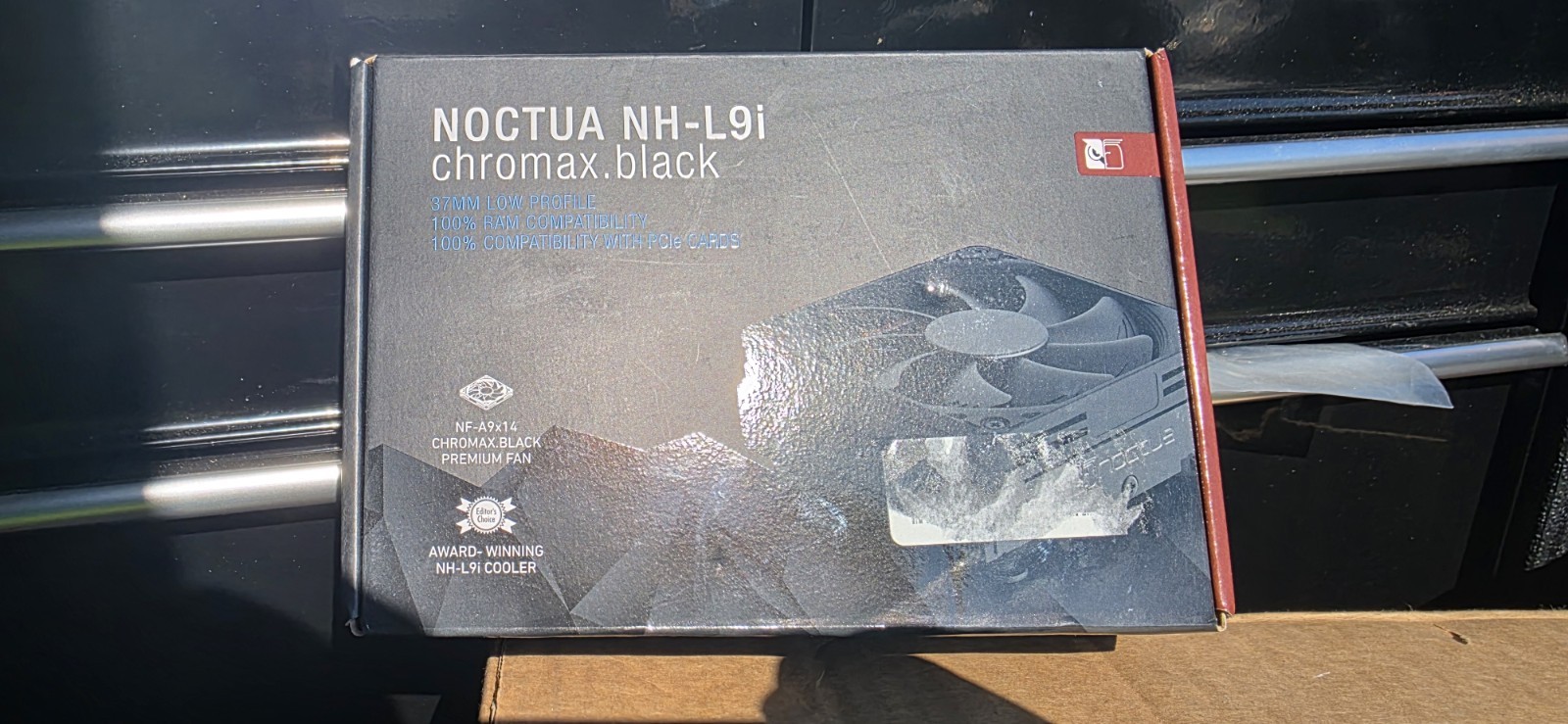 NOCTUA NH-L9i chromax.Black Premium Low Profile CPU Cooler Intel LGA1200/LGA115X