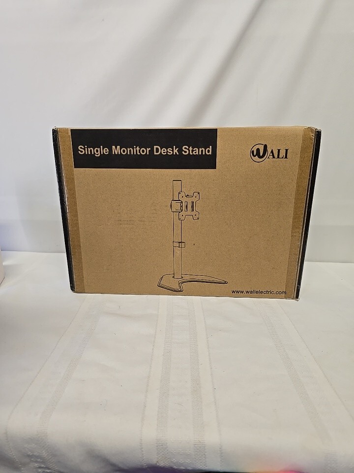WALI  Single Monitor Desk Mount Stand  Fully Adjustable Gaming / Work