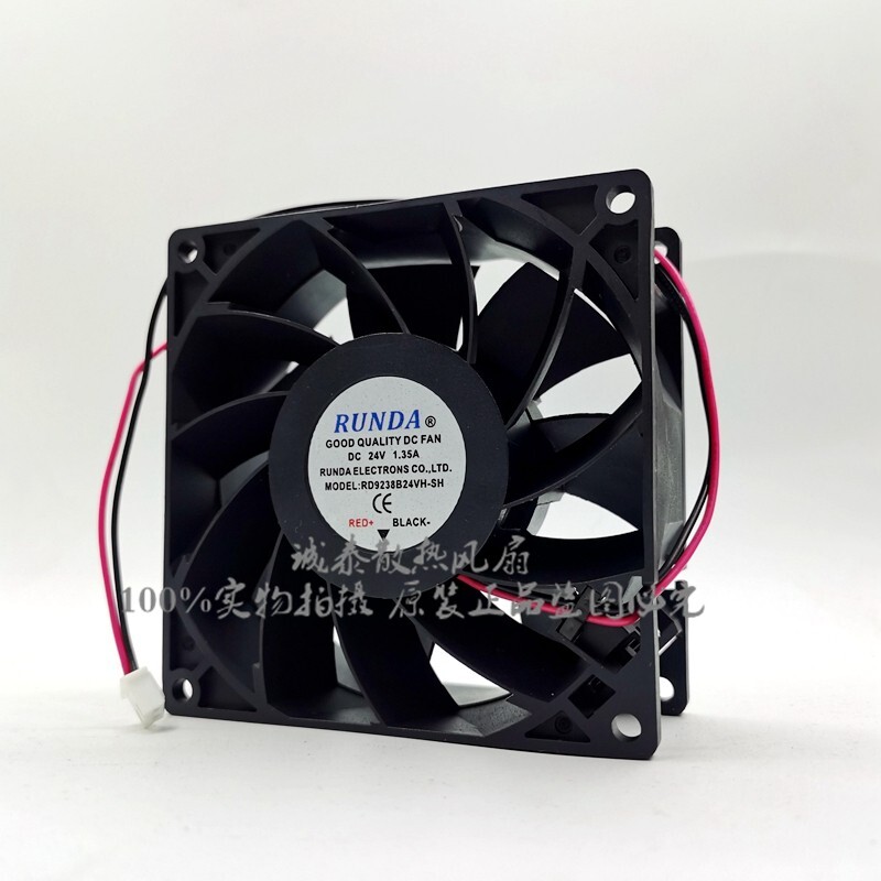 1X  High air volume inverter fan  RD9238B24VH-SH DC24V 1.35A 9038