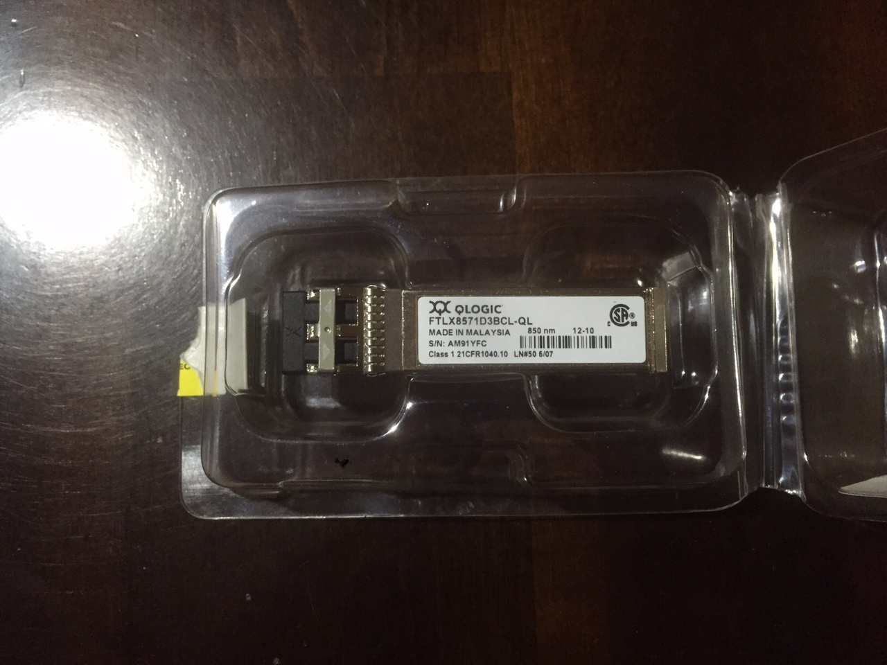 49Y4218 SFP+SR for Broadcom Nettreme 10G SFP+ 94Y5180 00D9700 44T1360 00D2028 