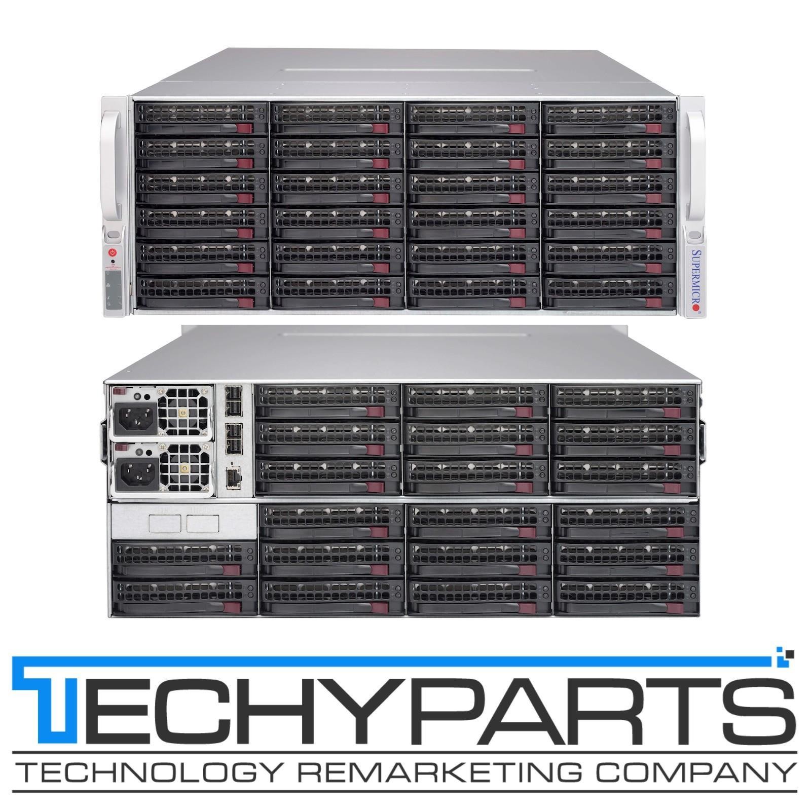 Supermicro CSE-847E1C-R1K23JBOD 4U Rackmount 3.5" 44-Bay JBOD Chassis 2x1200W