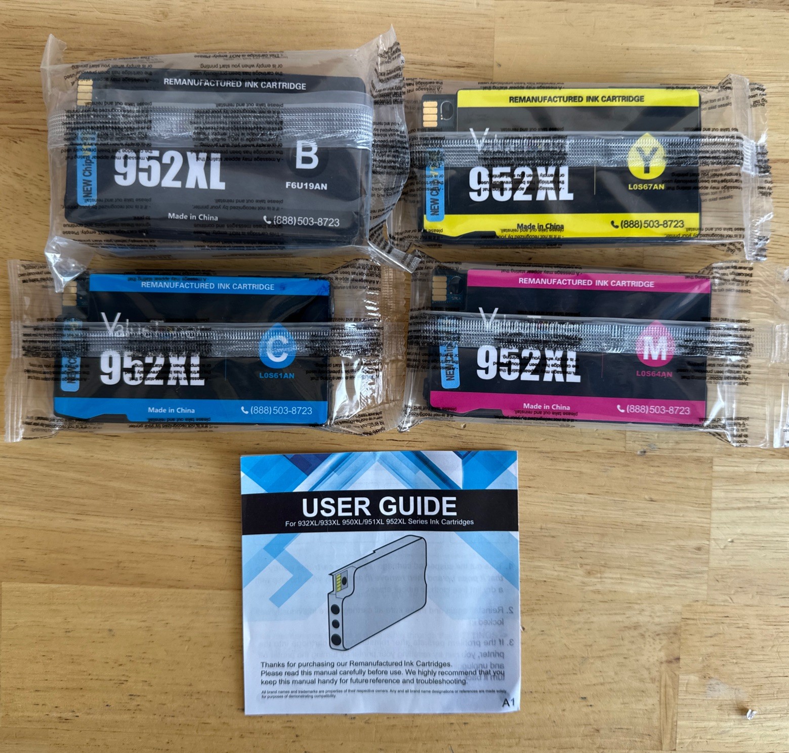 Valuetoner Ink Cartridges Replacement for HP 952 XL - 4 Pack