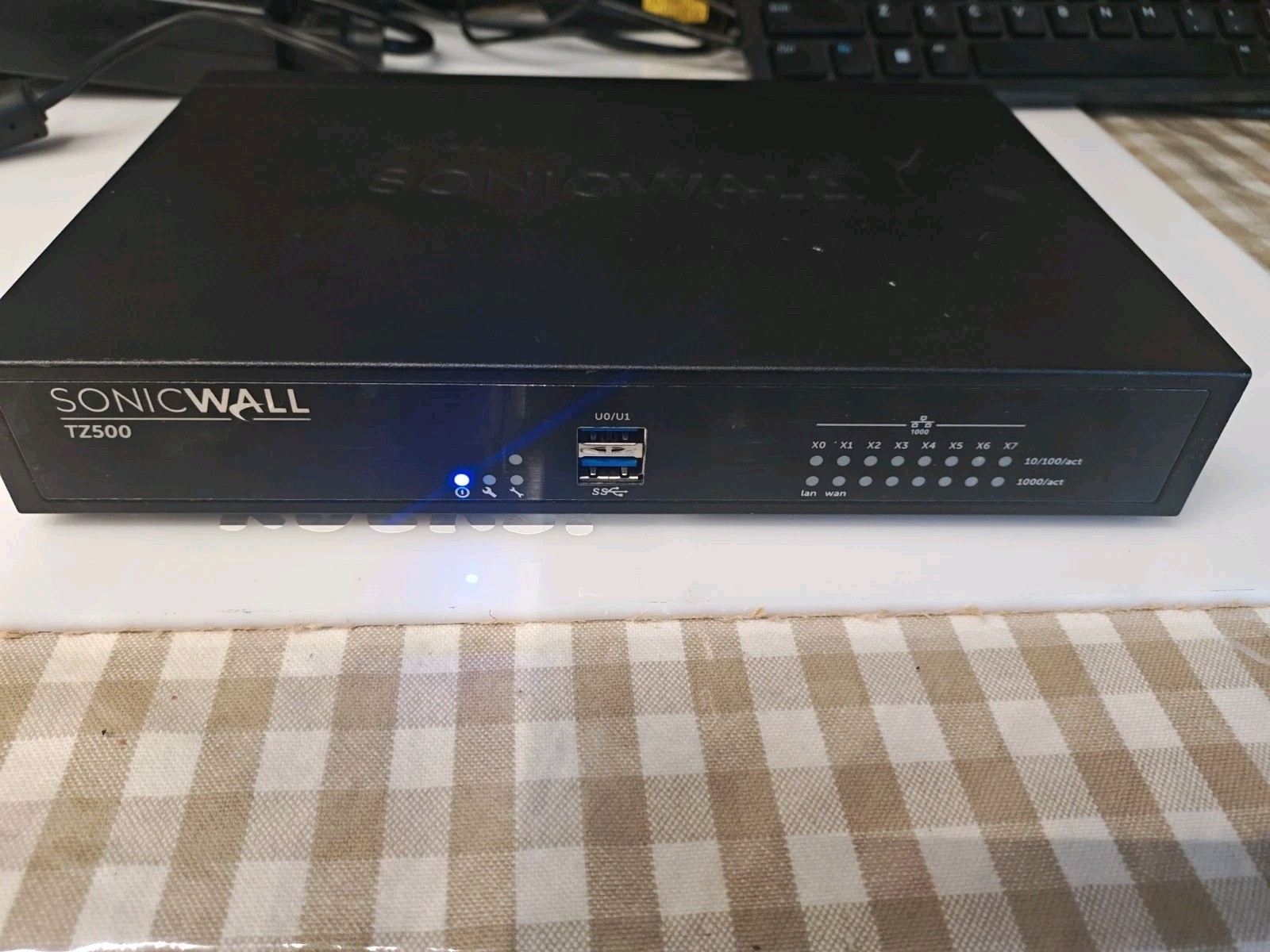 SonicWall TZ500 Pulled From Working Environment-Need To Reset- With Power Supply