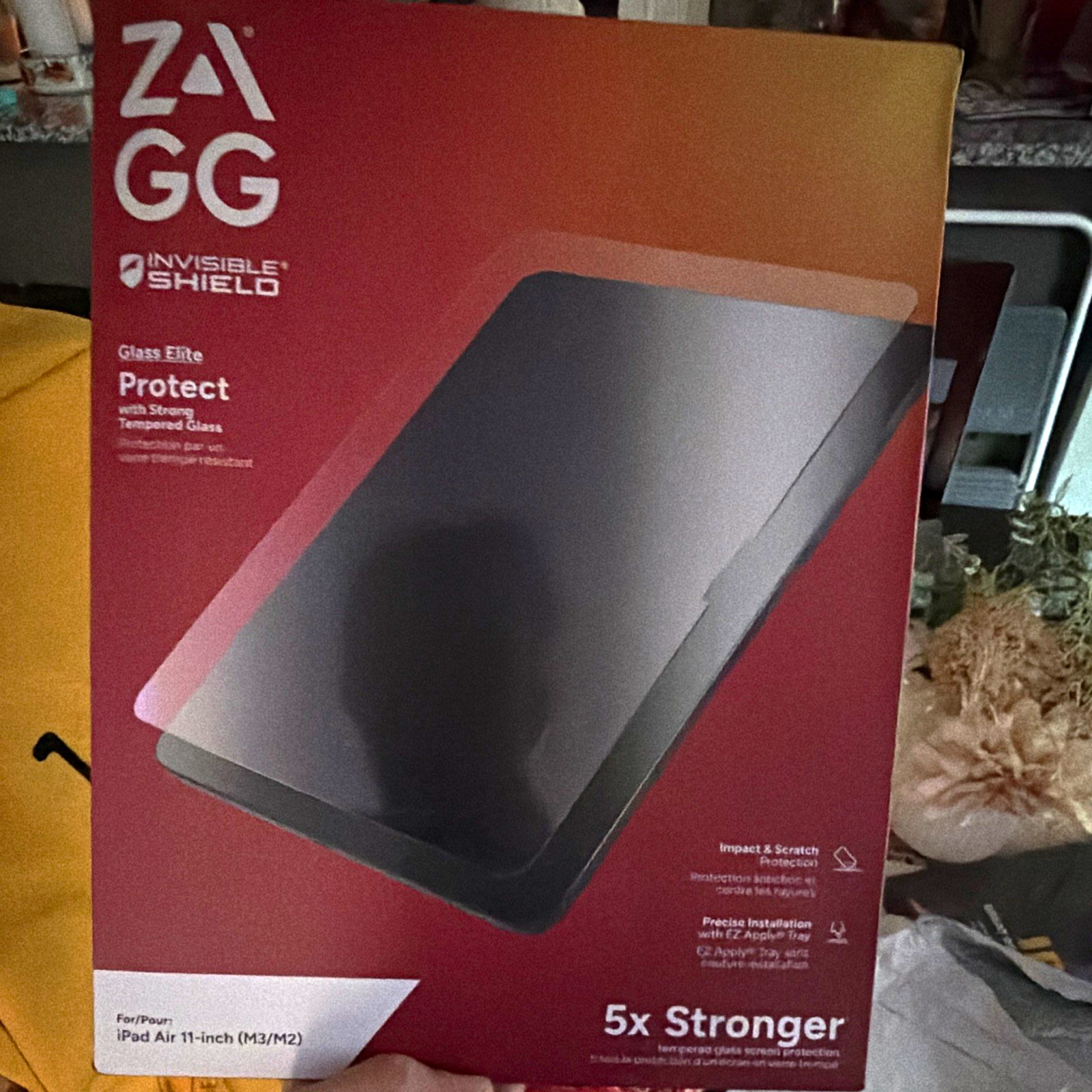 ZAGG InvisibleShield Glass Elite Clear Anti-Scratch for iPad Air 11in M3/M2