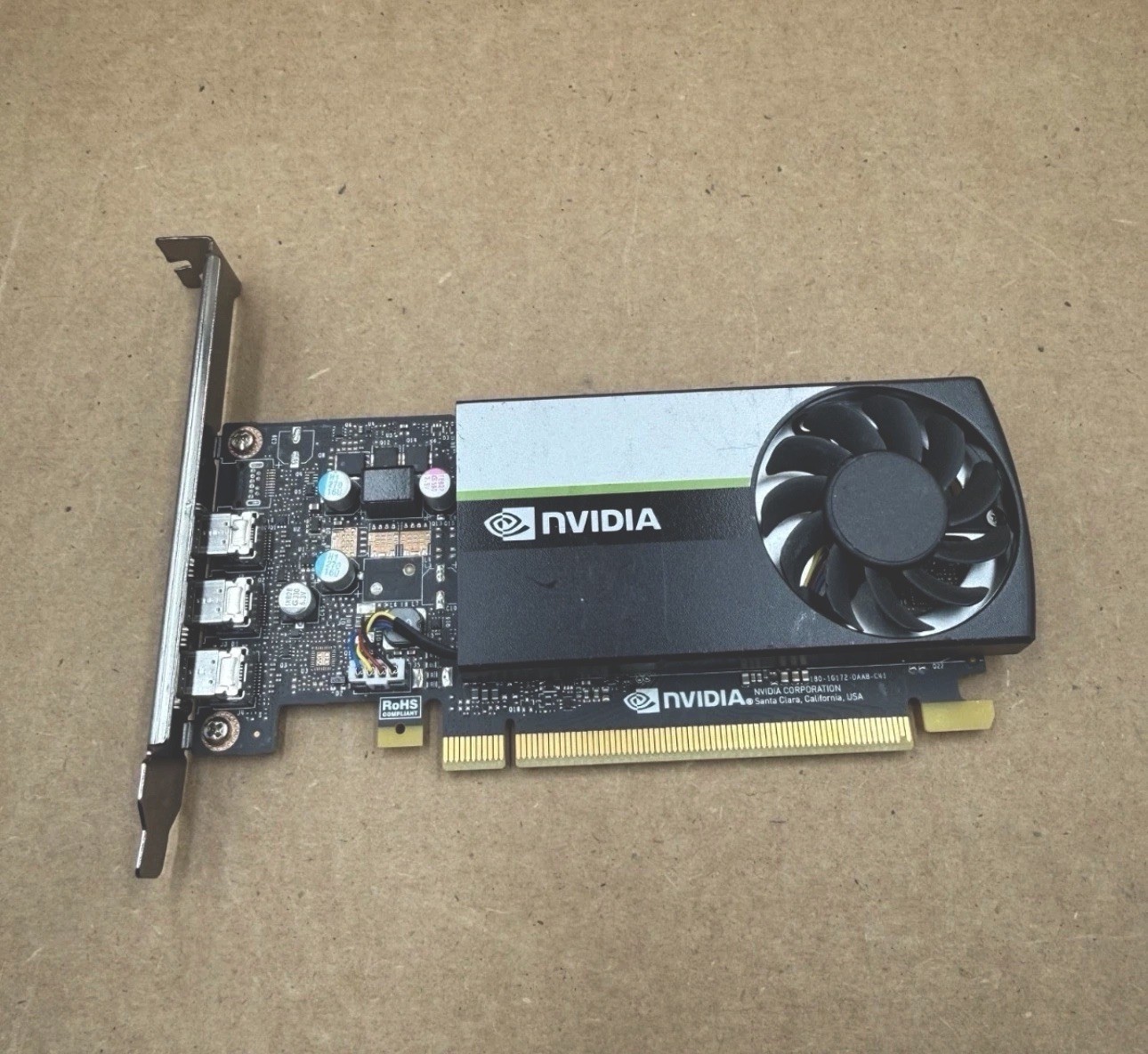 HP NVIDIA T400 4GB GDDR6 Graphics Card N02453-002 N02795-002 3x Mini DP
