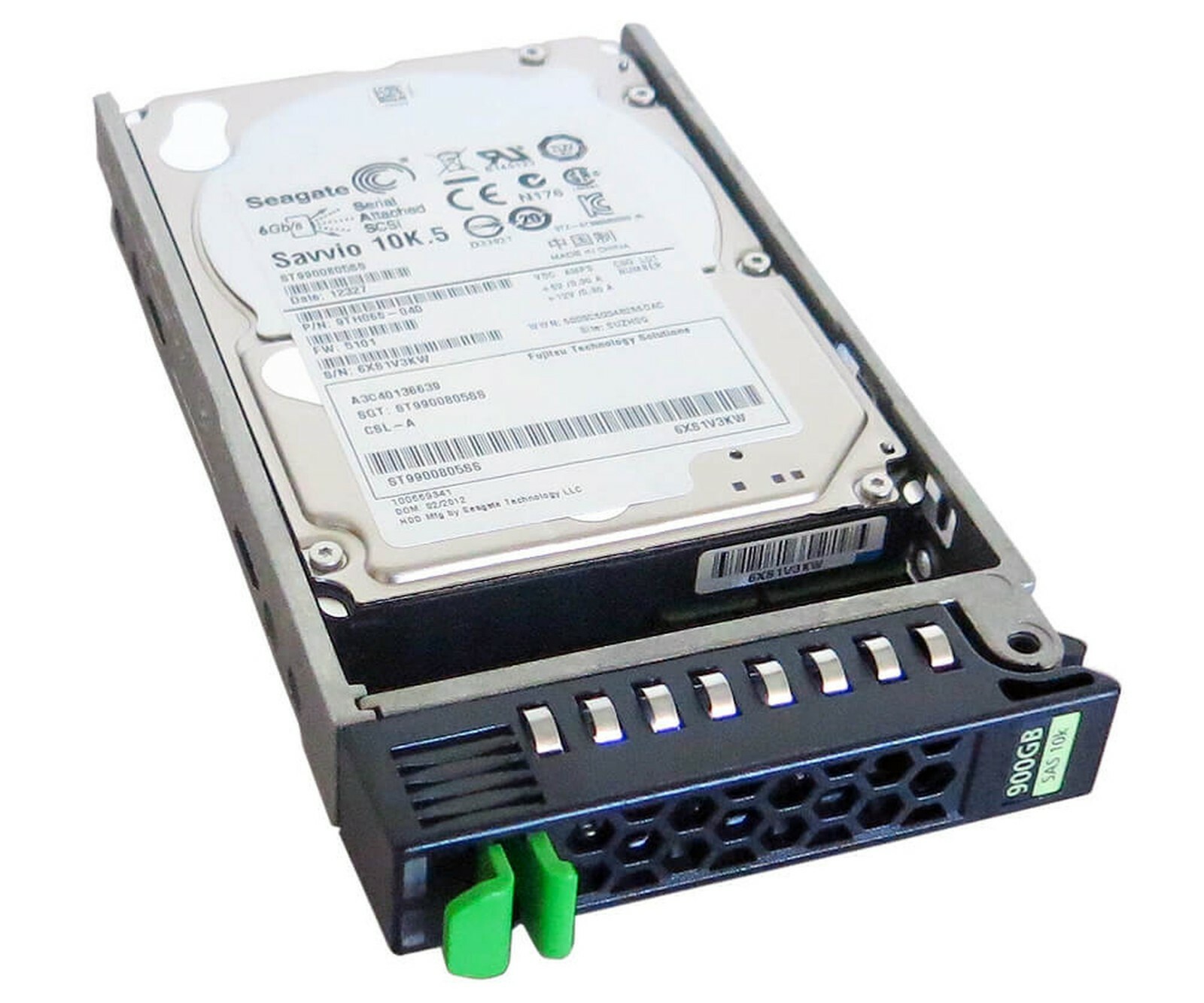 Fujitsu 900GB 10K 2.5" 6Gb/s SAS HDD Hard Drive A3C40136639 S26361-F4482-L190