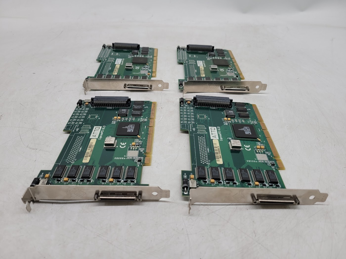 4X ATTO Express PCI UL2D Dual-Channel Ultra2 SCSI Host Adapter PCI-X Compatible