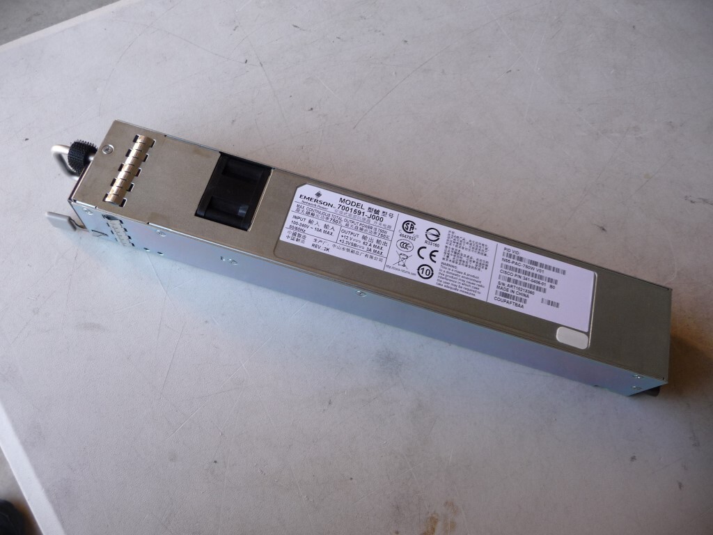 AU SELLER Cisco / EMERSON 7001591-J000 341-0406-01 N55-PAC-750W V01 750W -TESTED