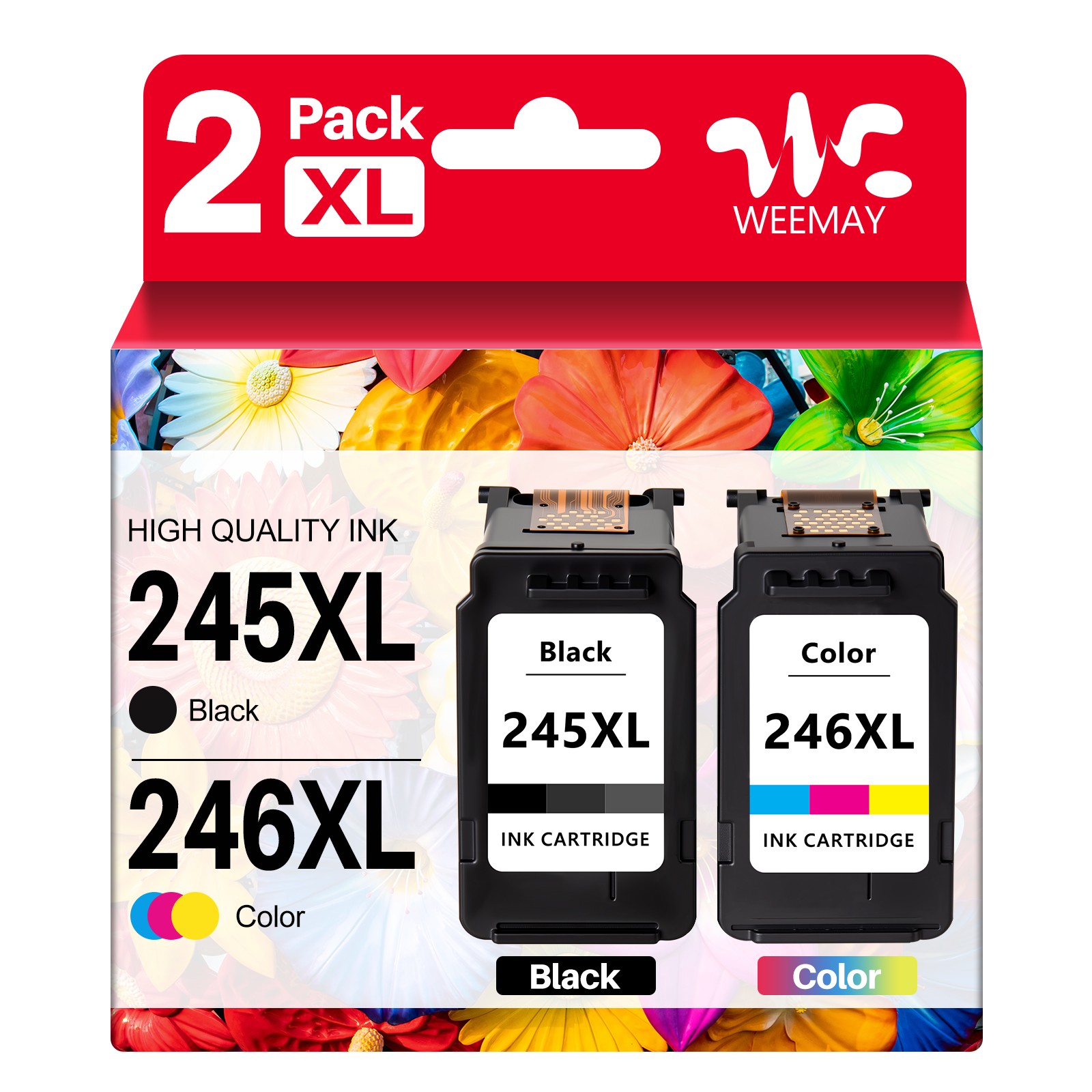 2PK PG-245XL CL246XL Ink Cartridges for Canon Pixma TS302 TS3420 MG2420 MG2920